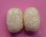 雛祭り 簡単 キャラ弁＊俵型のお雛様作り方1写真