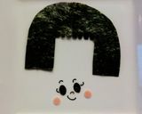 卒園・入園・入学 キャラ弁＊制服ガール作り方3写真