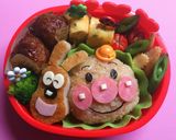 入園 簡単 キャラ弁＊アンパンマン作り方4写真