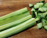 白ご飯が喜ぶ♪納豆と胡瓜の福神漬け海苔巻作り方1写真