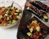白ご飯が喜ぶ♪納豆と胡瓜の福神漬け海苔巻作り方3写真