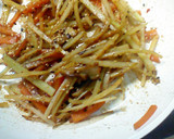 栄養満点 大根の皮を使ったきんぴら作り方5写真