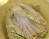 白菜漬け物。白菜漬け。覚え書き作り方4写真