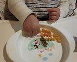 離乳食中期・後期☆きなこマカロニ作り方5写真