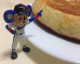 ホットケーキ【さつまいもチーズ】作り方4写真