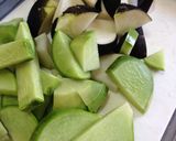 黒大根&カザフ辛味大根のオイル蒸し作り方1写真