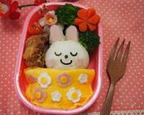 お昼寝♡うさちゃん弁当作り方5写真