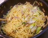 長ねぎのパスタ♪作り方5写真