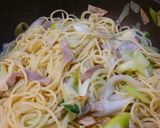 長ねぎのパスタ♪作り方6写真