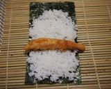 簡単レシピ!海老天で天むす風♡恵方巻作り方4写真