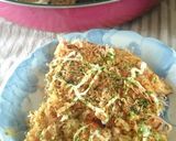 焼きそばアレンジ☆長芋のフライパン焼き★作り方8写真