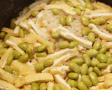 枝豆となめたけの炊き込みご飯作り方5写真