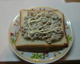 朝食!!これハマる!納豆マヨトースト作り方3写真
