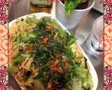 緑のお野菜パスタ〜しょう油&ペッパー〜作り方6写真