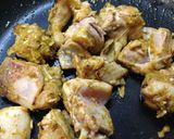 時短簡単タイ料理のチキンのグリーンカレー作り方3写真