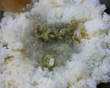 残りもので、餃子チャーハン。作り方3写真