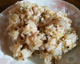残りもので、餃子チャーハン。作り方4写真