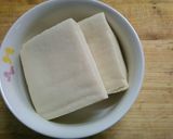 高野豆腐で！ 簡単 美味 豆腐ハンバーグ作り方3写真