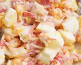 かに風味サラダと半熟玉子◆おにぎらず作り方5写真