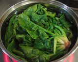 基本の和食17　ほうれん草のおひたし作り方1写真