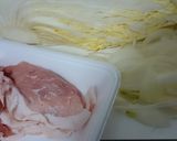 白菜と豚肉と玉ねぎのコンソメミルフィーユ作り方1写真