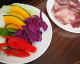 牛たんと彩り野菜焼き作り方3写真