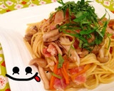 超簡単♡白だしで本格和風パスタ作り方10写真