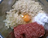高野豆腐で！ 簡単 美味 豆腐ハンバーグ作り方5写真