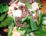 豆腐と青梗菜のちゃんぷる炒め作り方5写真