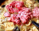 すき焼きうどん！作り方1写真