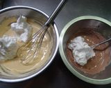プリン色♬チョコときな粉のシフォンケーキ作り方12写真