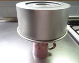 プリン色♬チョコときな粉のシフォンケーキ作り方22写真