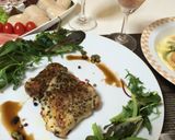 バレンタインにチキンのカリッとハーブ焼き作り方5写真