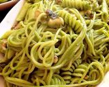 イカのジェノベーゼパスタ作り方4写真