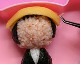 卒園・入園・入学 キャラ弁＊制服ガール作り方8写真