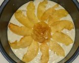 炊飯器でﾖｰｸﾞﾙﾄとﾘﾝｺﾞのｹｰｷ作り方13写真