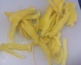 ごま炒めがっこ豆腐作り方1写真
