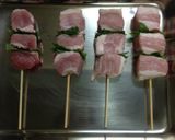 豚バラと大葉の串焼き作り方2写真