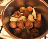 ♪肉団子の甘辛煮作り方6写真