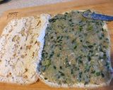 餃子のタネの油揚げ包み焼き作り方2写真