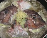 鯛のあらとワカメの炊き合わせ作り方4写真