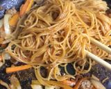 リメイク・煮込みハンバーグ→スパゲッティ作り方6写真