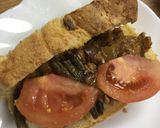 リメイク・煮込みハンバーグサンド作り方4写真
