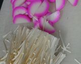 かまぼことえのきのお吸い物作り方1写真