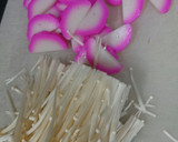 かまぼことえのきのお吸い物作り方1写真