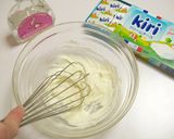 ✿苺ミルクのフォンダンチーズ風✿作り方1写真