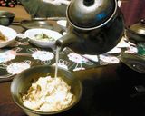高菜と豚の豚骨スープかけごはん♡作り方7写真