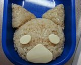 妖怪ウォッチキャラ弁☆コマじろう作り方2写真