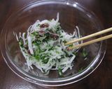 子供が大好きな味♪　甘～い大根サラダ作り方4写真