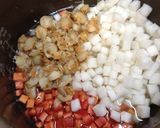 大根と帆立の炊き込みごはん作り方3写真